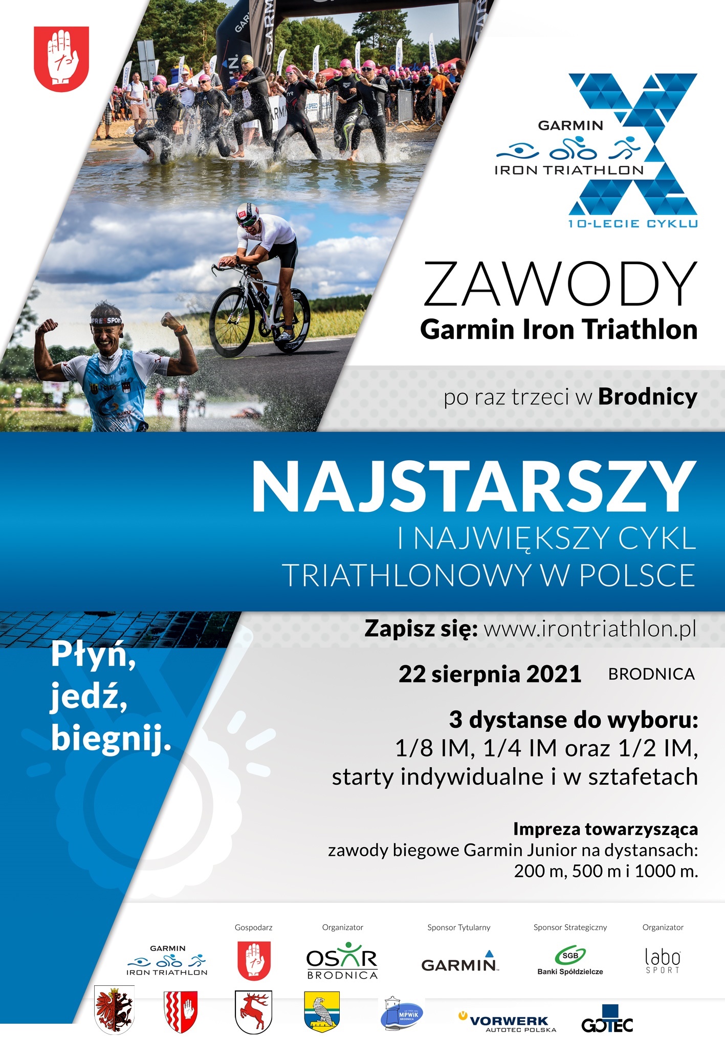 GARMIN IRON TRIATHLON BRODNICA 2021