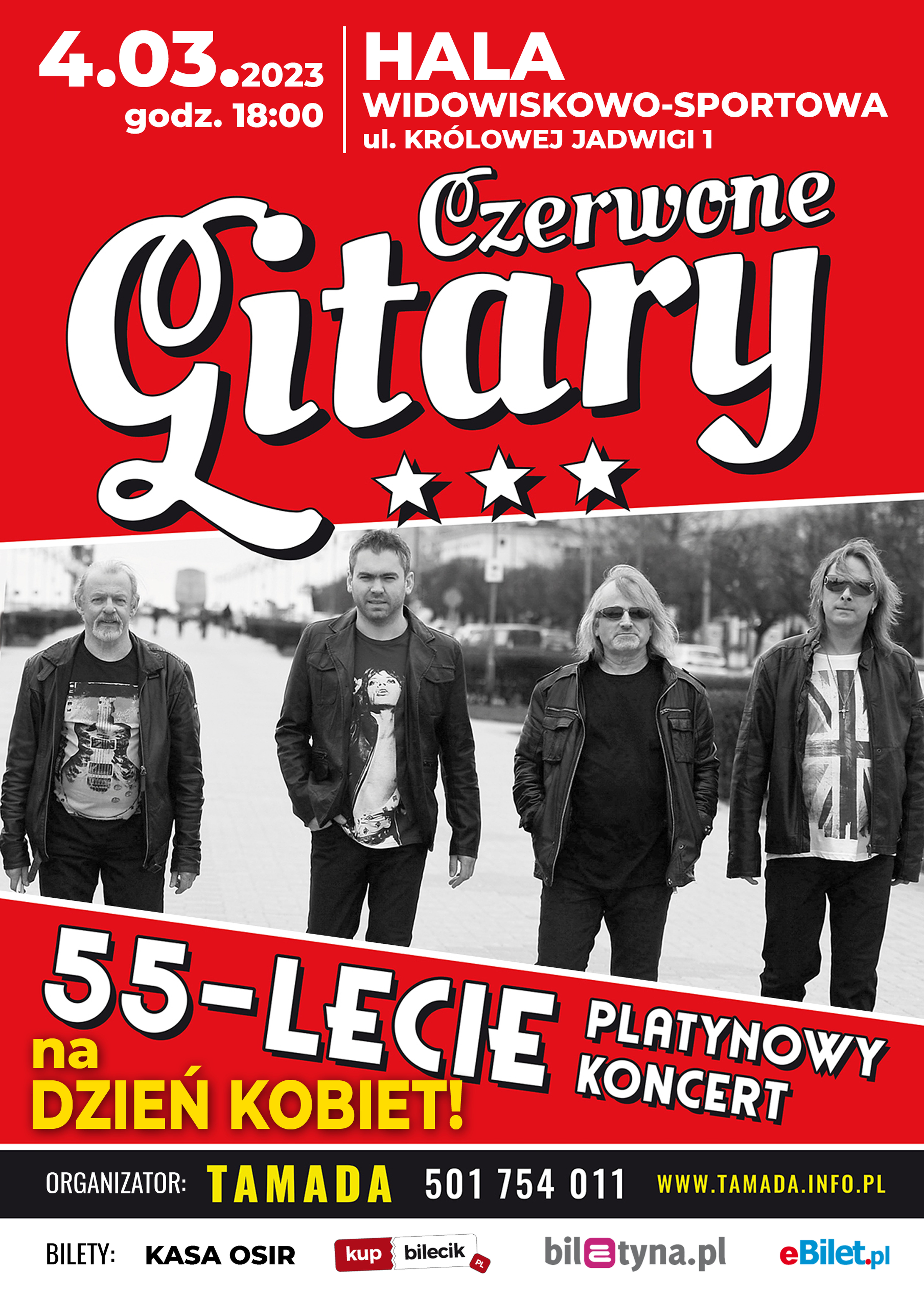 CZERWONE GITARY – ZMIANA MIEJSCA