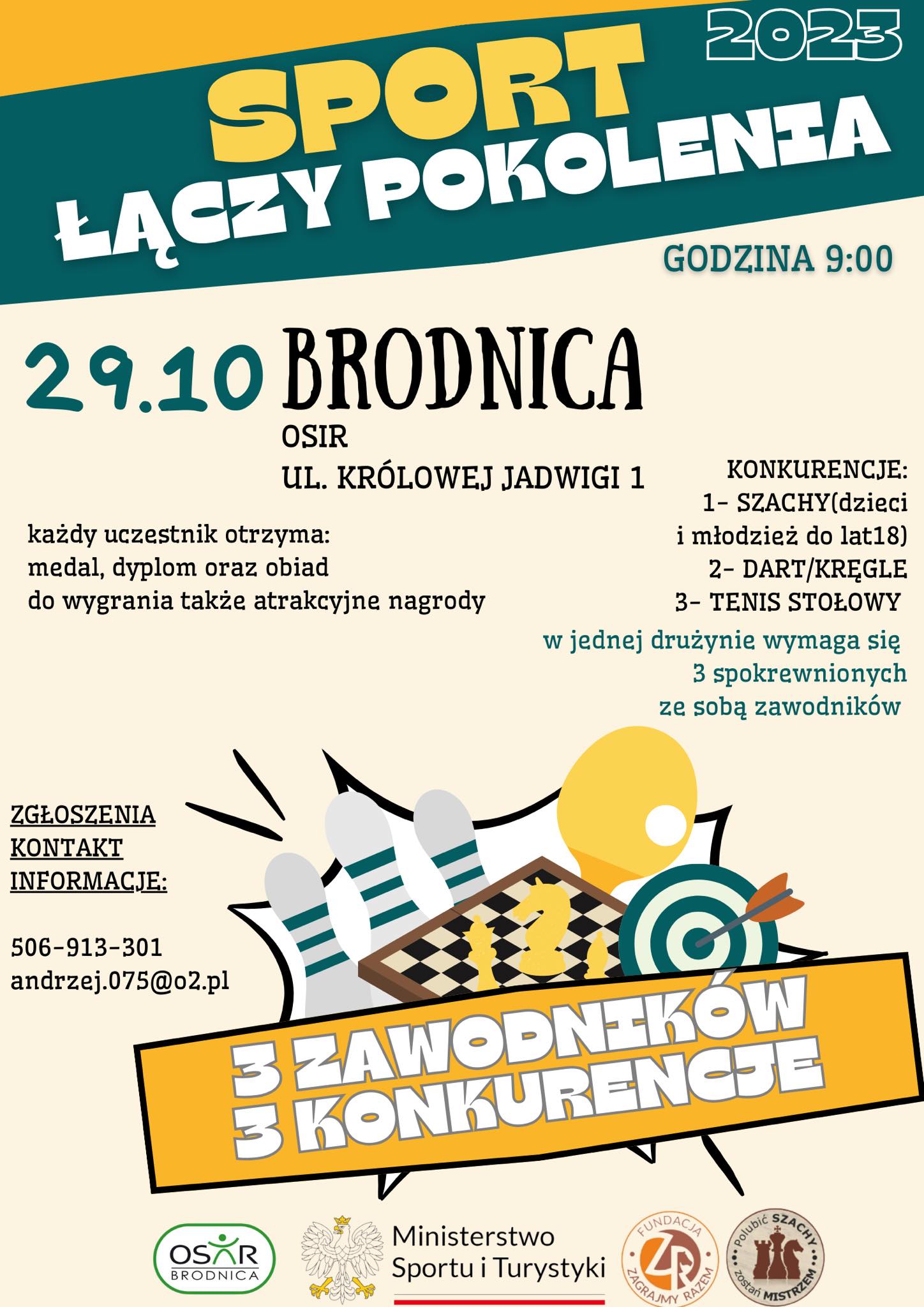 SPORT ŁĄCZY POKOLENIA – TURNIEJ