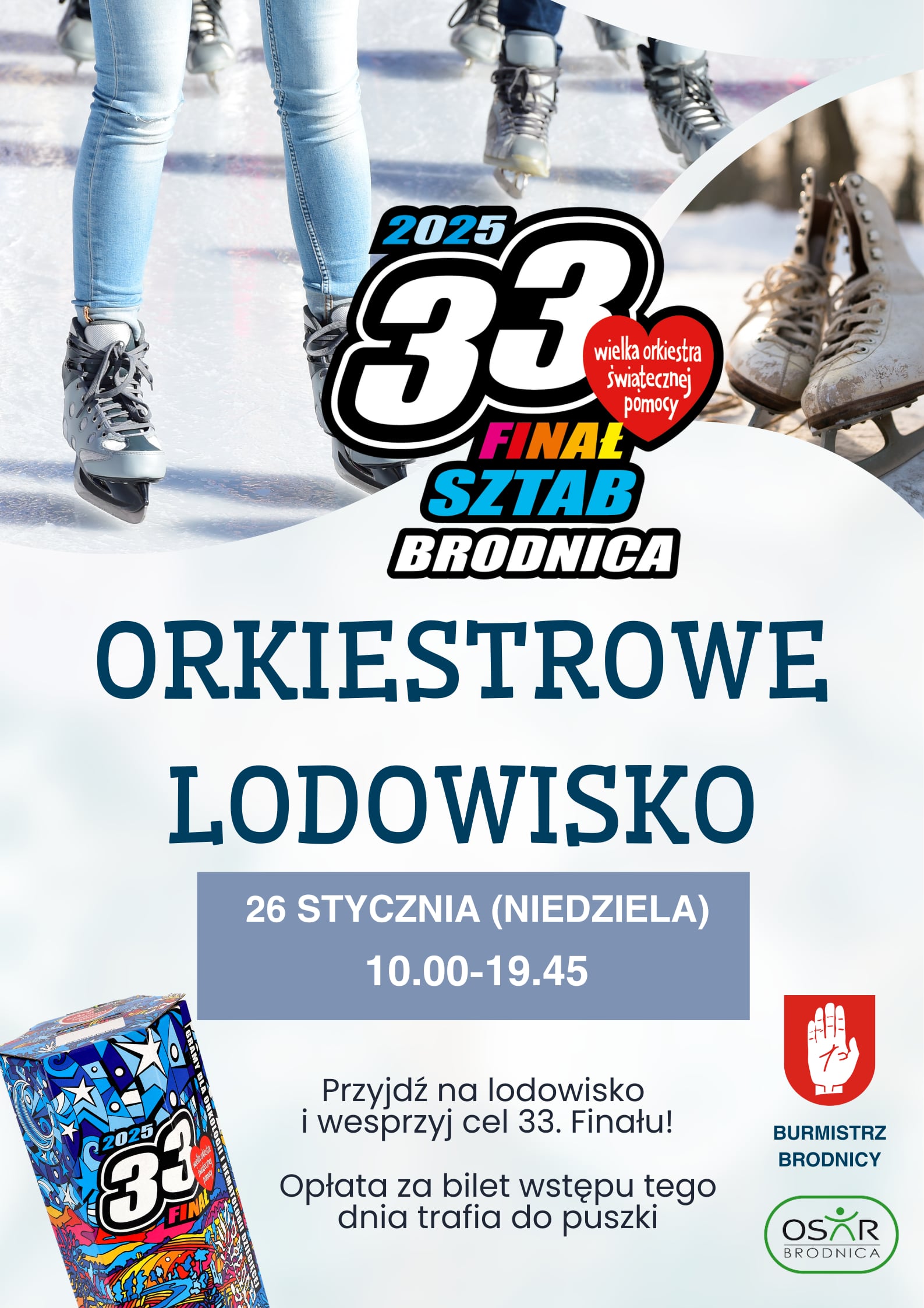 GRAMY Z WOŚP NA LODOWISKU!