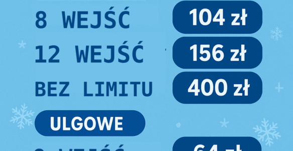 KARNETY NA LODOWISKO JUŻ W SPRZEDAŻY!