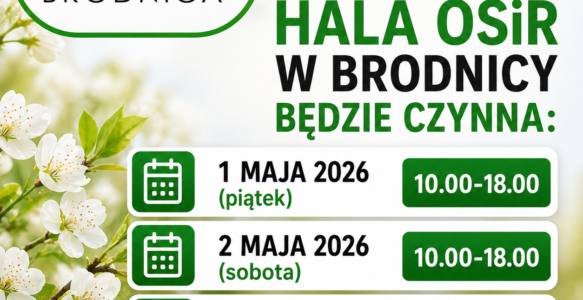 GODZINY OTWARCIA W MAJÓWKĘ
