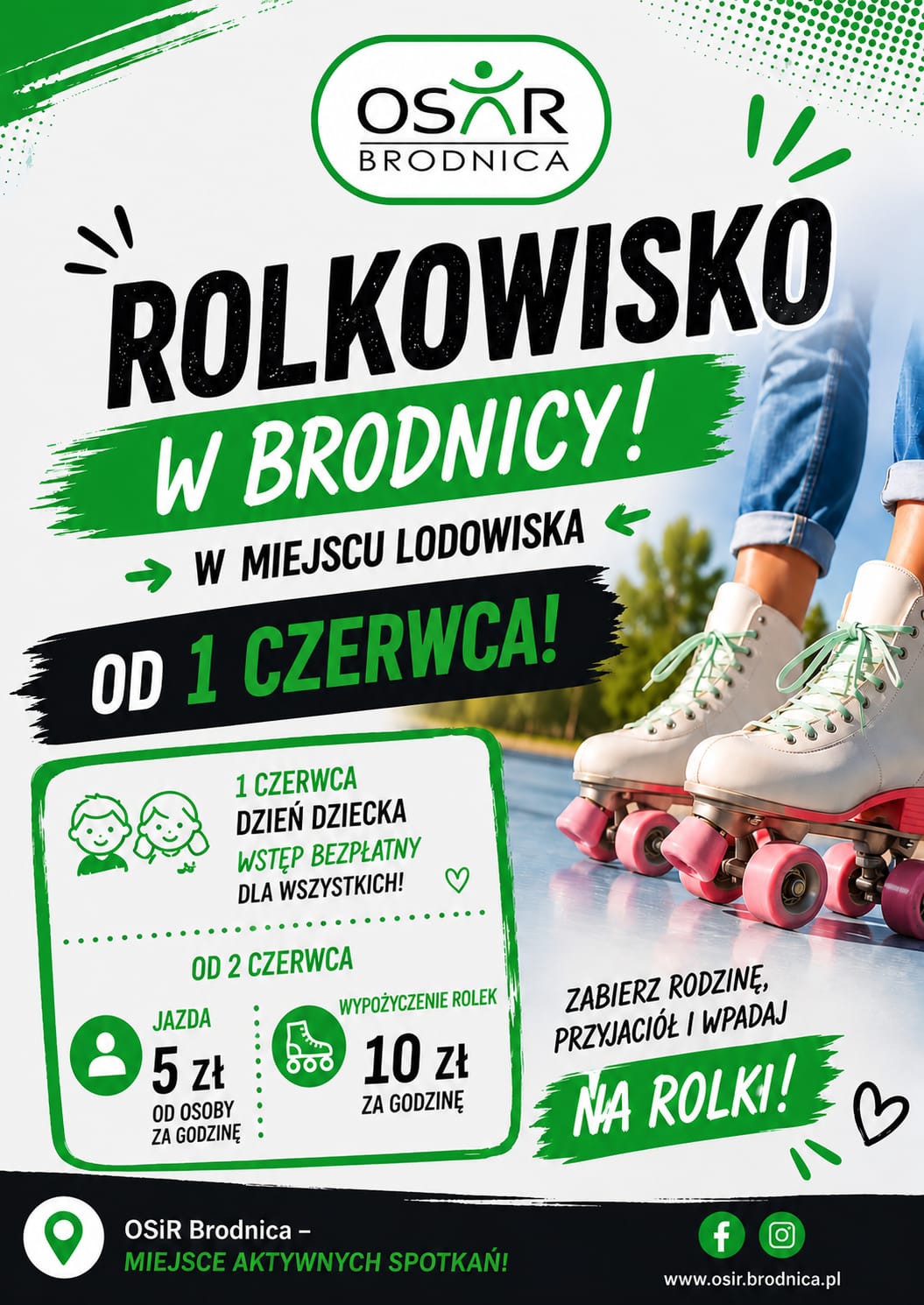 ROLKOWISKO W BRODNICY – START JUŻ 1 CZERWCA!