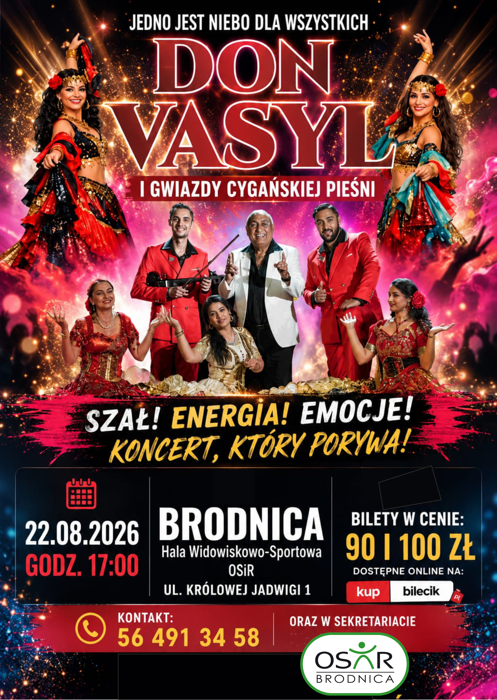 DON VASYL I GWIAZDY CYGAŃSKIEJ PIEŚNI – KONCERT „JEDNO JEST NIEBO DLA WSZYSTKICH”