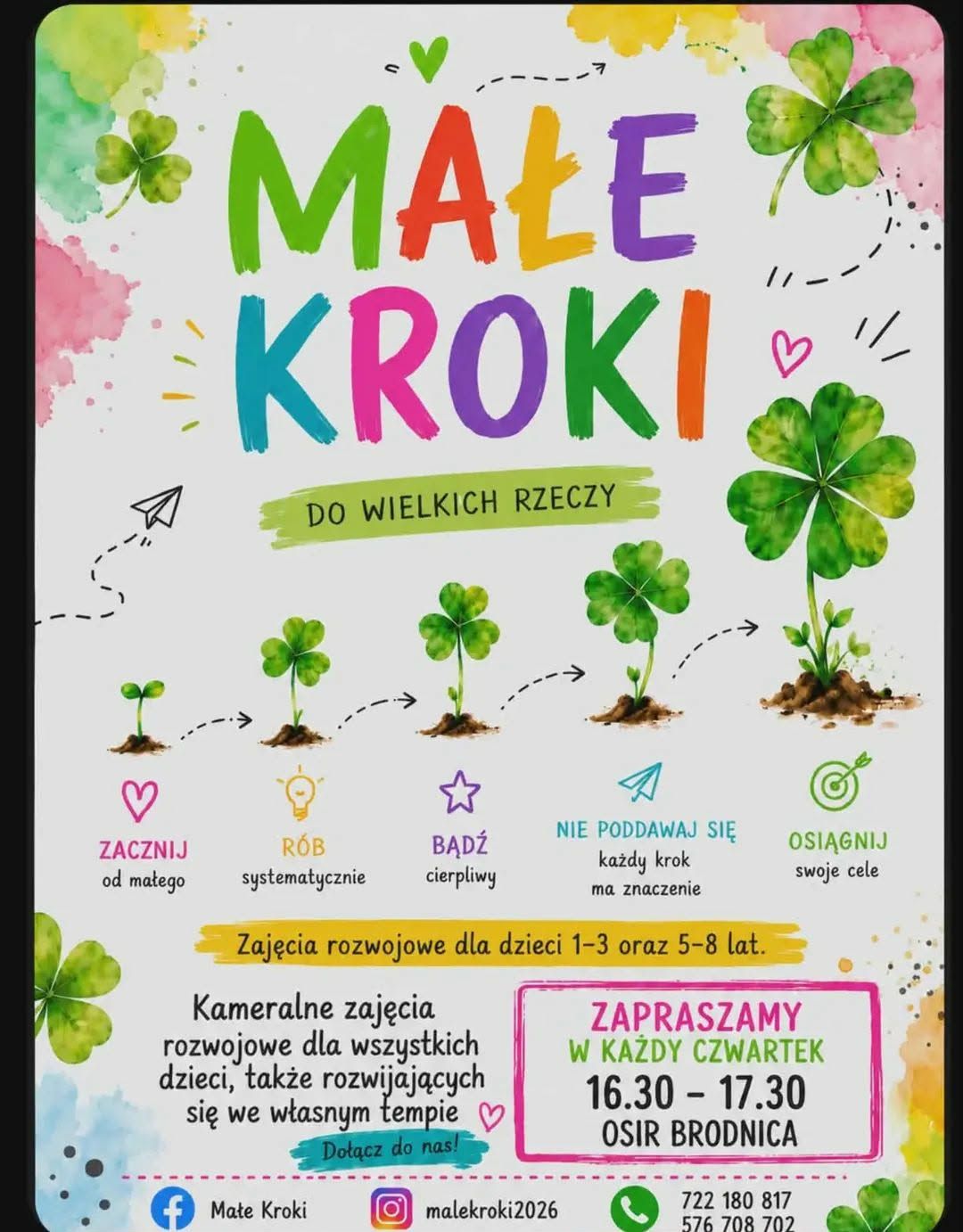 „MAŁE KROKI” – NOWOŚĆ W OFERCIE OSiR