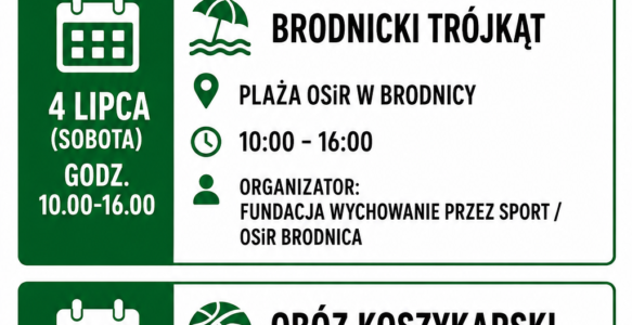 KALENDARZ WYDARZEŃ LIPIEC 2026