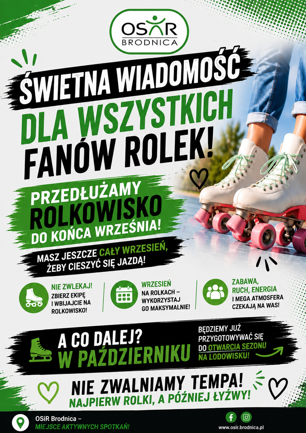 ROLKOWISKO ZAPRASZA DO KOŃCA WRZEŚNIA